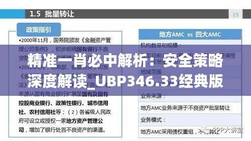 精准一肖必中解析：安全策略深度解读_UBP346.33经典版