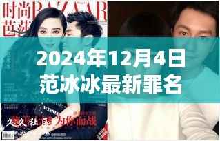 范冰冰最新罪名揭秘,光环背后的波折与影响分析(时间,2024年)