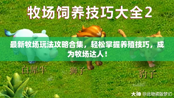 最新牧场玩法攻略合集,轻松掌握养殖技巧,成为牧场达人!