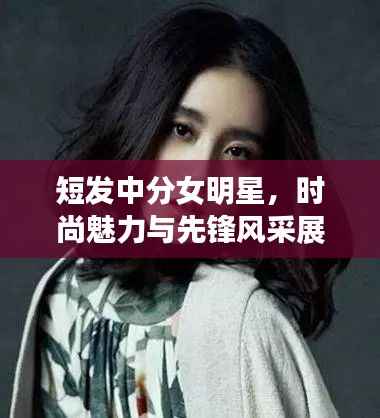 短发中分女明星,时尚魅力与先锋风采展现
