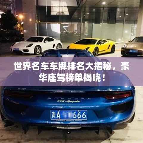 世界名车车牌排名大揭秘，豪华座驾榜单揭晓！